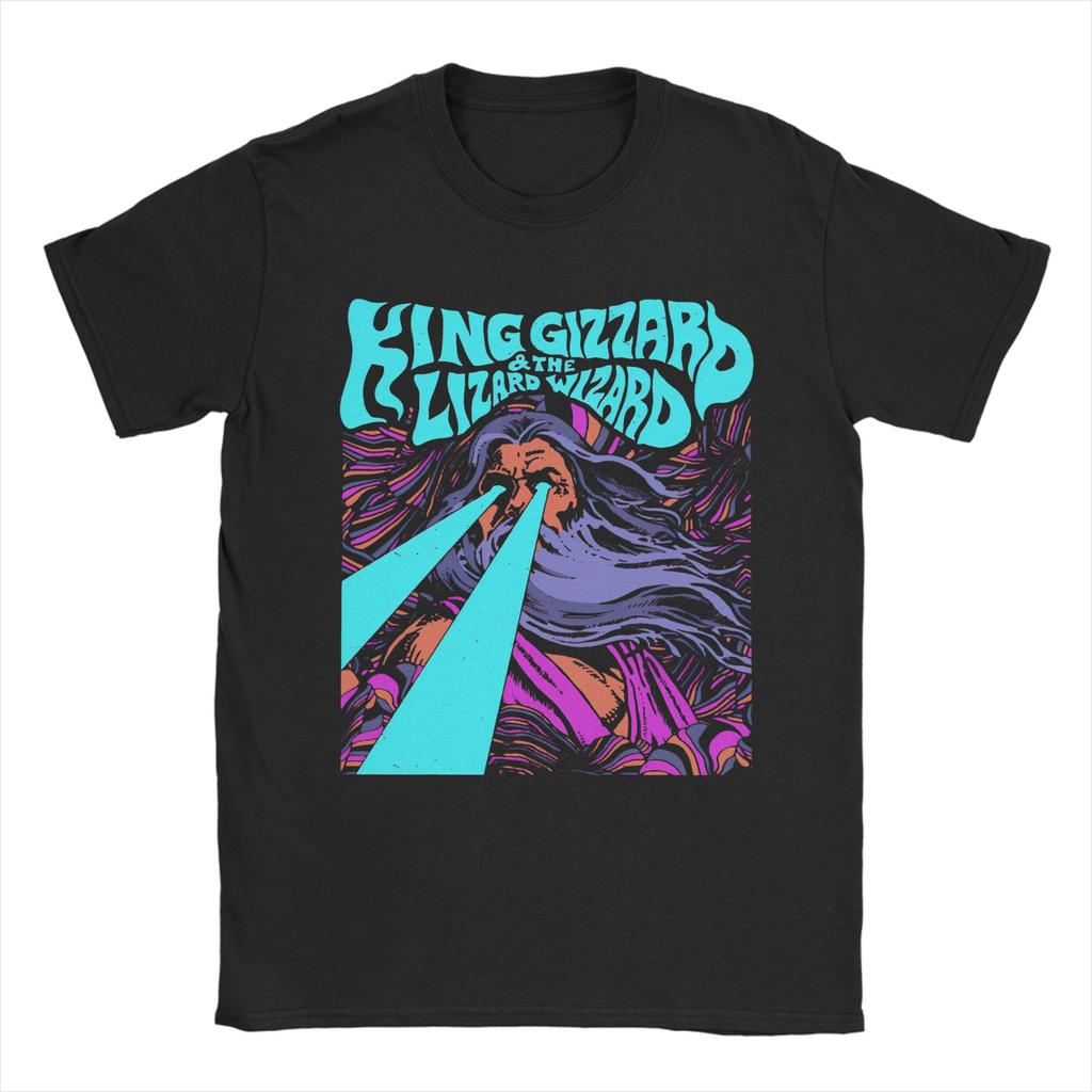 Printed This Is King Gizzard & Lizards Wizard T Shirt For Unisex Cotton T-shirts Short Sleeve Tops