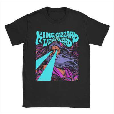Это футболка King Gizzard & Lizards Wizard для мужчин и женщин, идея для подарка, футболки 100% хлопок