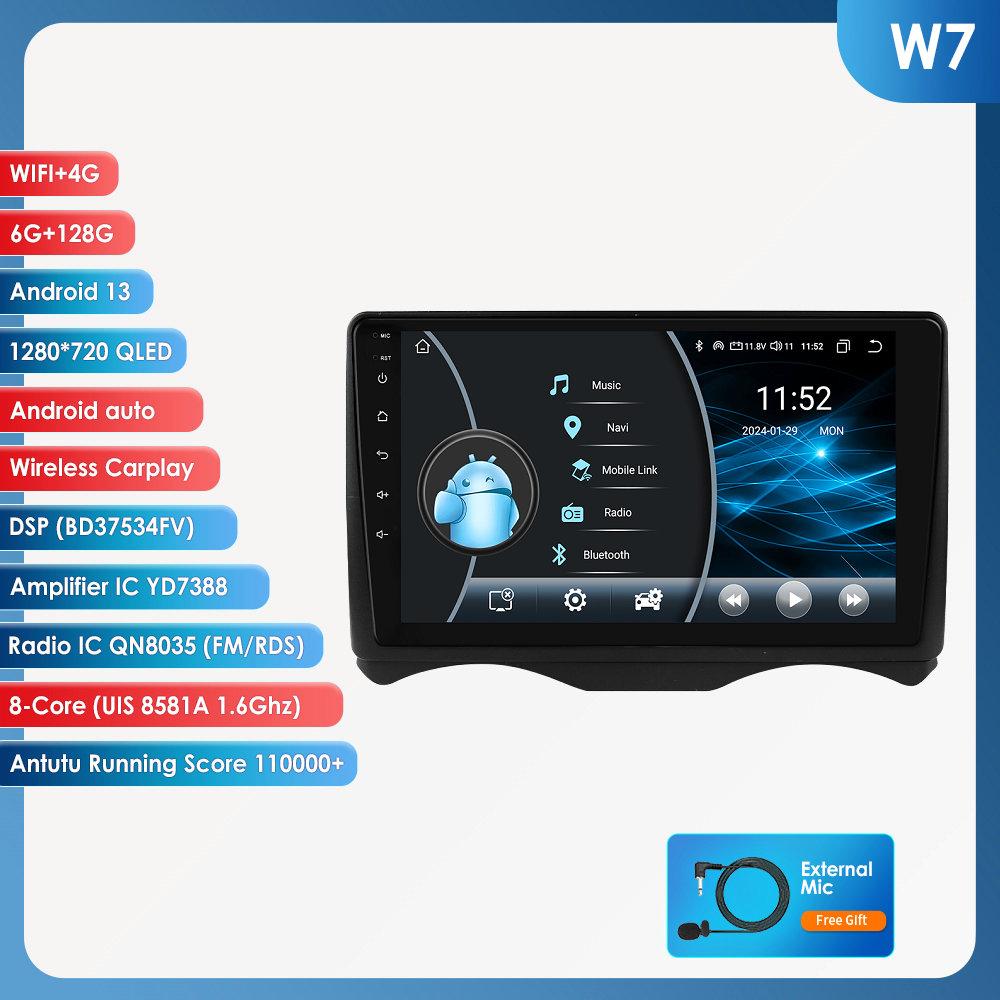 OSSURET Carplay 4G 2Din Android 13 автомобильное радио для Citroen C2 2002 - 2006 Citroen C3 мультимедийный видеоплеер интеллектуальный экран GPS DSP WIFI Авторадио