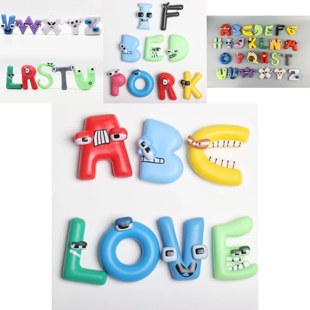Charming 26 Styles Alphabet Legend Plastic Figurine Toys For Fun Collectible Displays