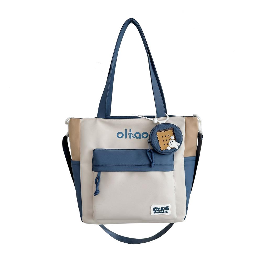 Классная сумка через плечо, женская пригородная сумка через плечо большой вместимости, студенческая сумка для обучения