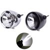 1Pcs Bicycle Headlight Brim Retro Beach Long Range Metal Black Headlight