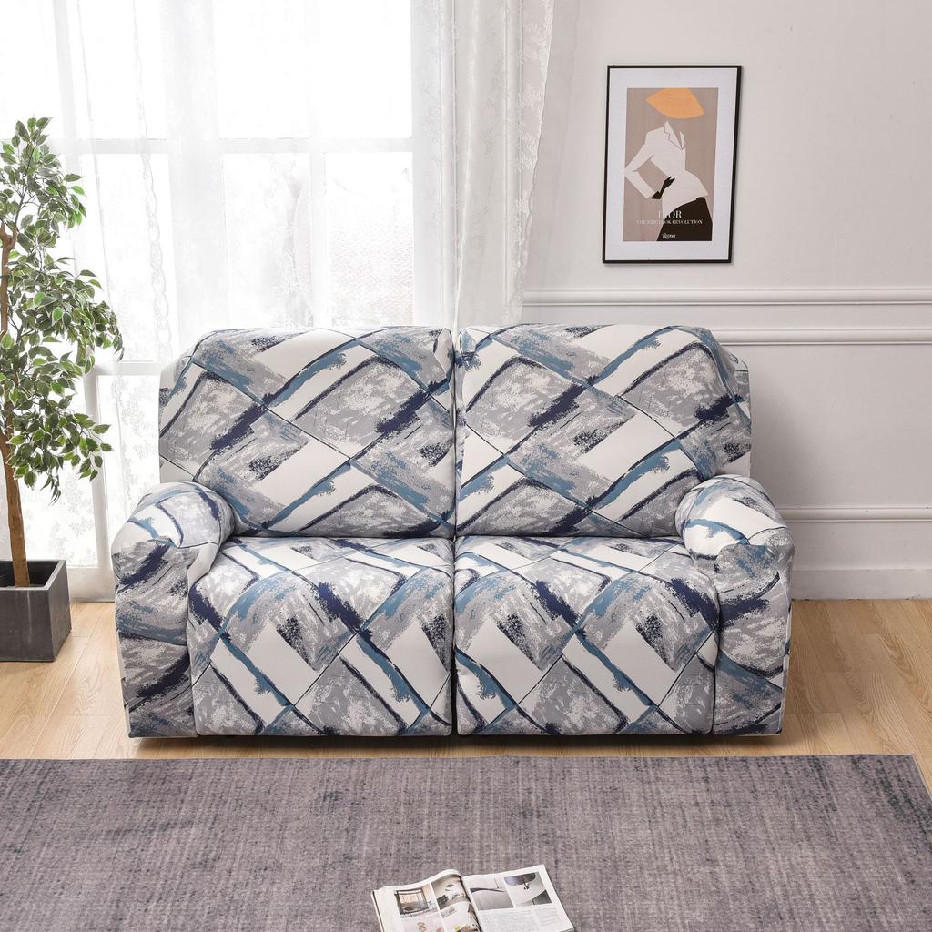 Чехол на диван, чехол для кресла-реклайнера, для двух- и трехместных диванов, всесезонный, с цветочным принтом, защита для дивана