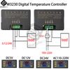 W3230 Цифровой терморегулятор -60~500°C Термостат K-типа Регулятор Переключатель управления нагревом и охлаждением 5В 12В 24В 110-220В