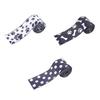 Paw Print Wire Ribbon,Dog Ribbon,Polkas Dots Ribbon Wire Edged Ribbon,Decorative Ribbon for Wrapping,Florals Arrangements