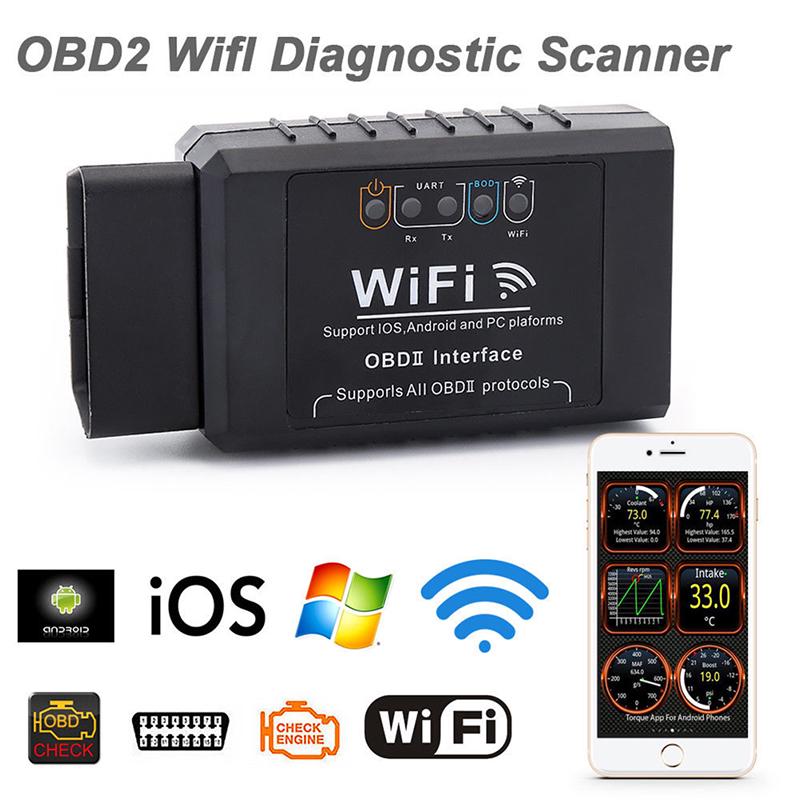Elm327 Wi-Fi Obd Obdii Авто Диагностический сканер сканер для Ios Android