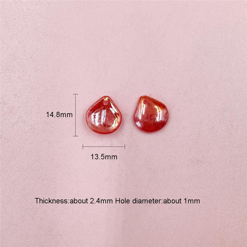 Высокое качество DIY для изготовления ювелирных изделий лепестки цветов AB цвета бусины-шармы аксессуары 13,5*14,8 мм шпильки серьги браслет кулон 20 шт.