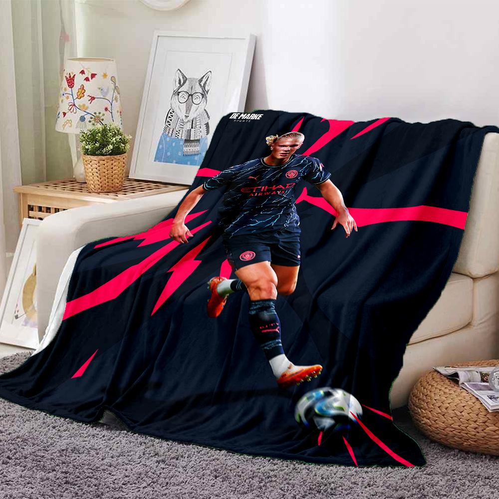 Norwegian Football Legend Blankets Flannel Printed Breathable Warm Throw Blanket for Home Office Bedspreads 0708a73