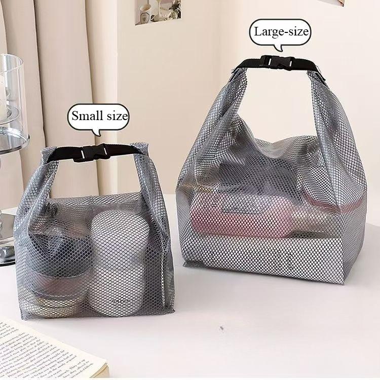 Waterproof Makeup Storage Bag, Swimming Bathroom, Large Capacity Bundle, Mouth Bag, Men's and Women's Outdoor Travel Toilet Bag, Small.