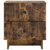 Nightstand Smoked Oak 43 x 34.5 x 47.5 cm Engineered Wood