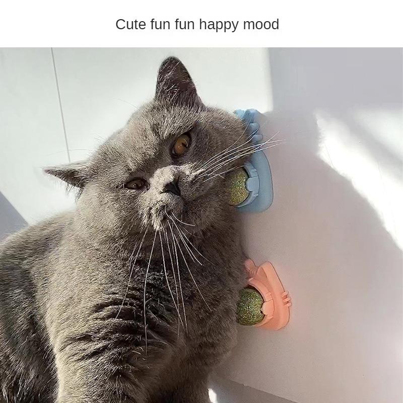 Мяч для кошек из кошачьей мяты, игрушки для кошек, самопомощь, дразнящая кошка, леденец на палочке, забавная дразнящая палочка, устойчивые к укусам игрушки для кошек