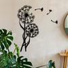 Dandelion Metal Wall Art, Metal Wall Decor, Wall Hangings, Minimalist Wall Art