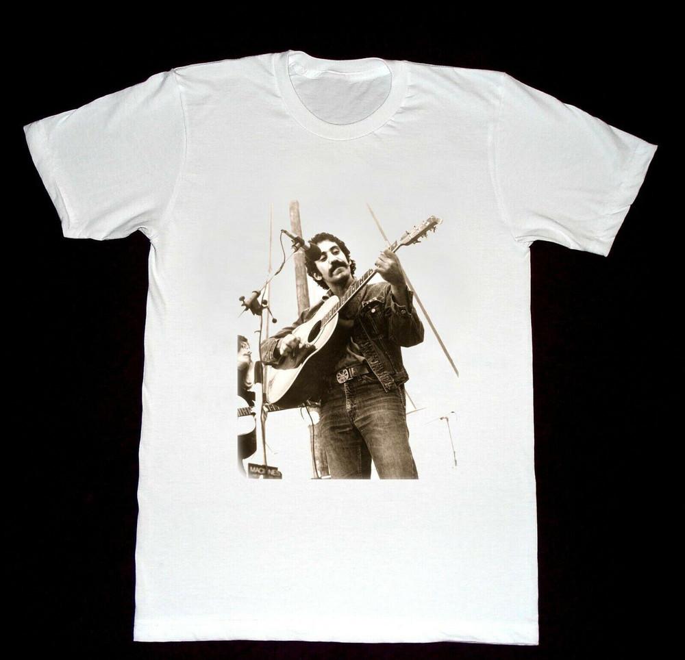 Jim Croce T-shirt Music Shirt Unisex Cotton Gift Fans White S-3XL