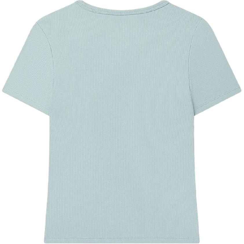 FILA x MAISON KITSUNE ORIGINALE T Shirt Women's Fruit Gray Green F11W529108F-GN