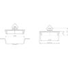 2 Pcs Drain Stopper Set, Bath Plugs, Sink Plug Rubber with Hanging Ring for Bathtub, Kitchen and Bathroom