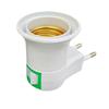 E27 EU Plug Lamp Light Holder Базовая розетка Адаптер конвертера с переключателем управления