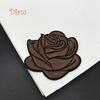 Lachepper значок в виде розы, железная нашивка, украшение, цветок, сумка, шляпа, аппликация, аксессуары для одежды, аксессуары