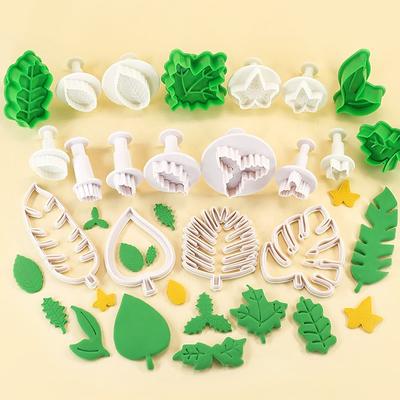 Милые формы для тиснения листьев, формочки для печенья, форма для помадки, форма для печенья, выпечка, поставка «сделай сам»