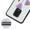 Чехол с фиолетовым фоновым узором для Xiaomi Redmi Note 11 10 8T 10C 9A 7A 11E Pro 9C 11T 5G 7 8 9S 10S черный силиконовый чехол для телефона