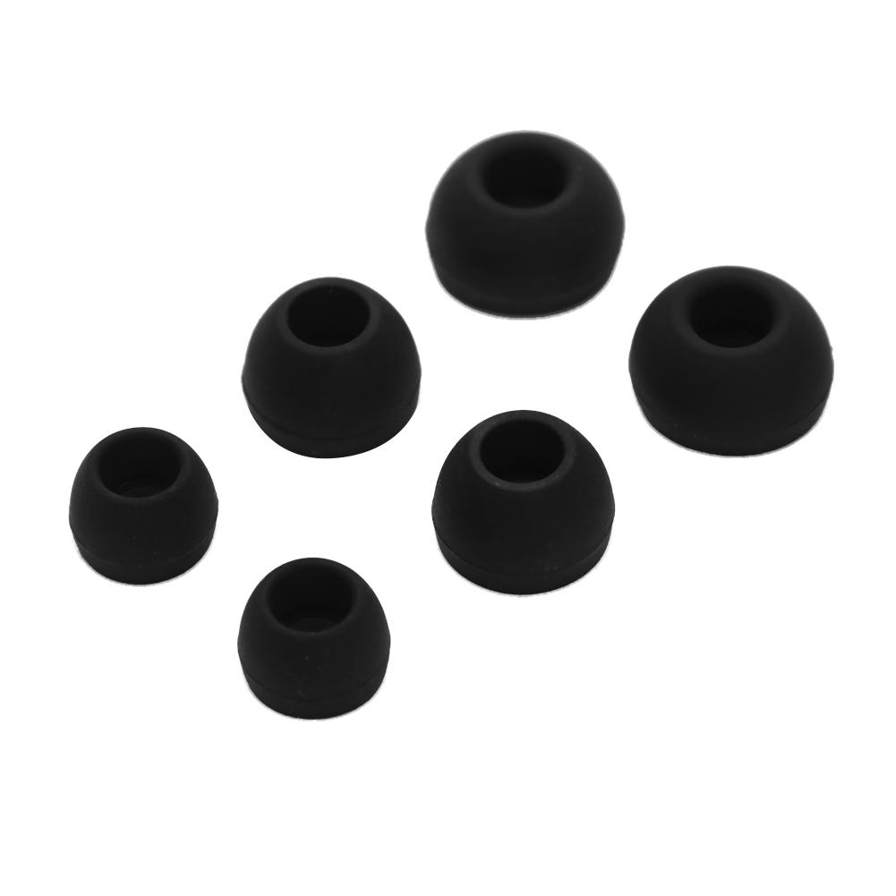 3 Pairs(6pcs)L M S Earbuds Earphone Eartips Comfortable Silicone Ear Sleeve Ear Tip Earphone Earplugs for KZ LZ A4 DZ9 Earphones
