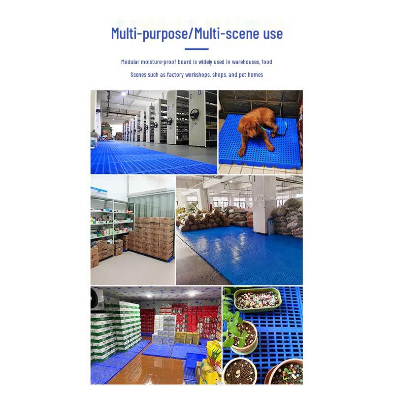 Пластиковая влагостойкая складская ковровая плитка