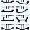 160 180 203MM Disc Brake Base Pads Set Black Mountain Bike PM/IS Brake Adapter Parts Accessories