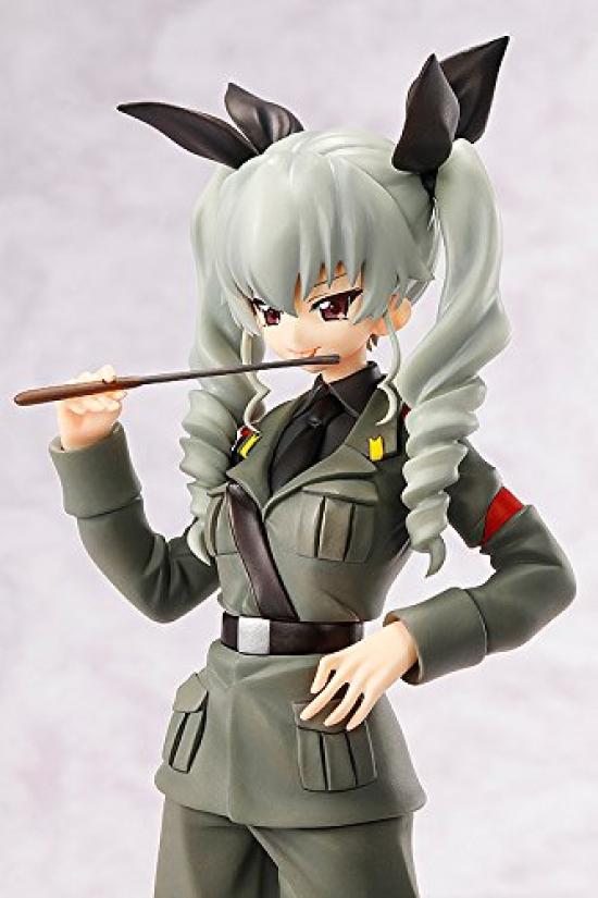 Girls Panzer Commander Girls Collection Anchovy Regular Edition Scale Painted Finished Figure & 1/8 ABS&ATBC-PVC