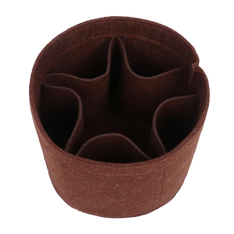 Женская косметичка, простая женская фетровая сумка-ведро, удобная портативная косметичка для отдыха, вместительная сумка для хранения