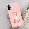 Милый Чехол С Буквами Для Xiaomi Redmi Note 10 Pro Max 10S 10 S Мягкий Силиконовый Задний Защитный Чехол Ультра Тонкий Тонкий Чехол Для Телефона Funda