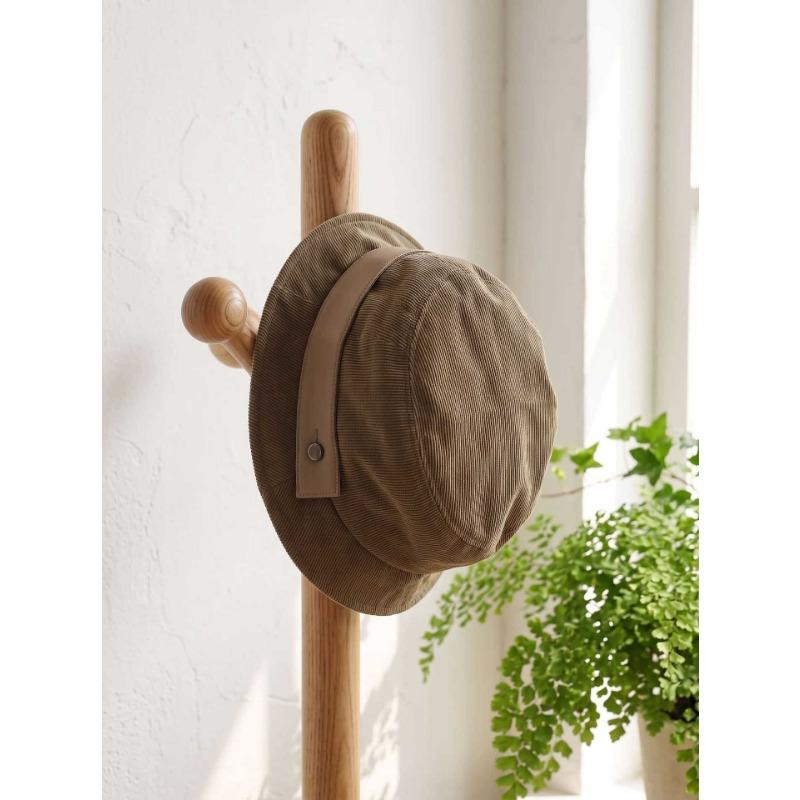 Women S Korean Style Solid Color Warm Bucket Hat