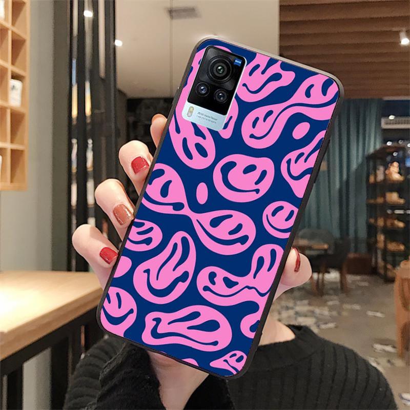 Чехол для телефона Trippy Smiley для VIVO V21E V21 V23 V23E V2109 Y53S Y33S Y55 Y76 Y31 Y21 Y72 Y01 Y21S Y11S Funda Coque