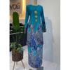Long Sleeve Vintage Dress With Pattern For Business Casual And Formal Events
