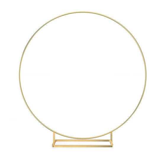 Ornament Multi-use Excellent Sturdy Wreath Hoop Ring Party Table Centerpiece Metal Wreath Hoop