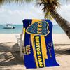 Beach Towel with Club Atlético Boca Juniors Pattern - soft,absorbent,machine washable Lightweight&Modern,swimming,Travel Essentials