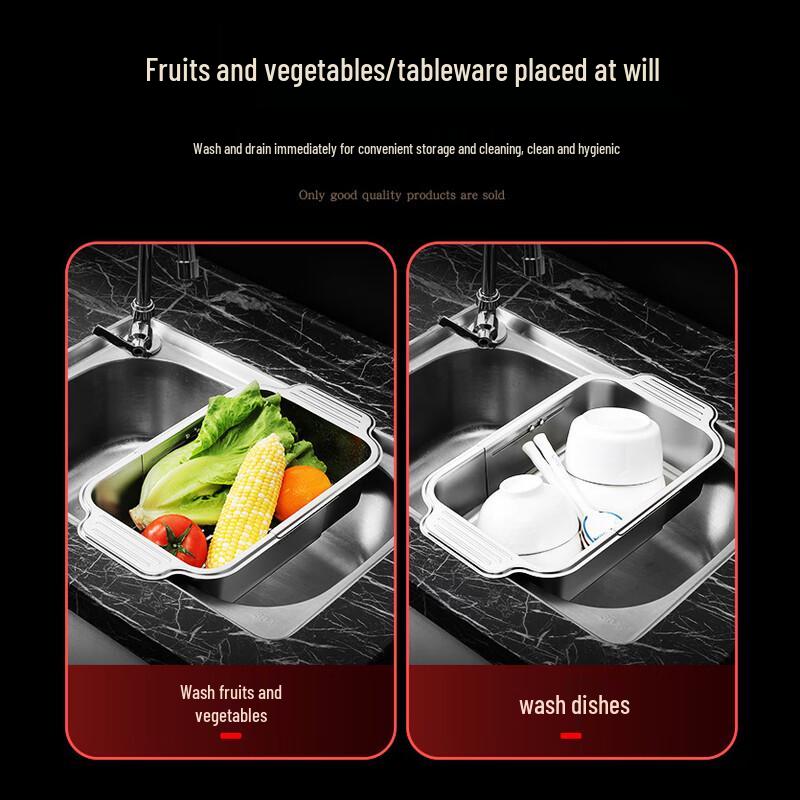 Выдвижная сушилка для посуды для кухонной раковины