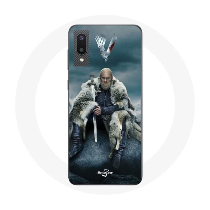 Case - Vikings - Samsung Galaxy A02 - Flexible - Grey - Protection