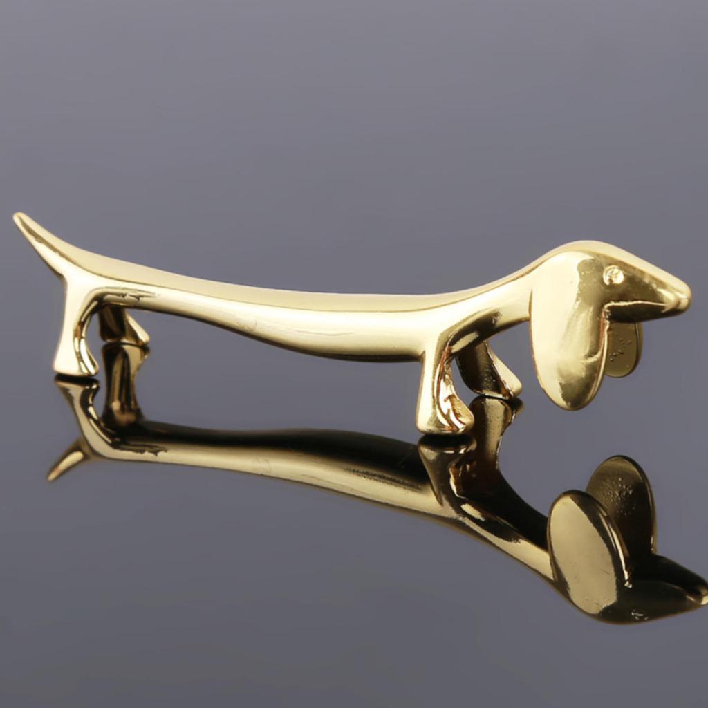 Прекрасная маленькая собачка подставка для палочек для еды искусство ремесло нержавеющая сталь декор