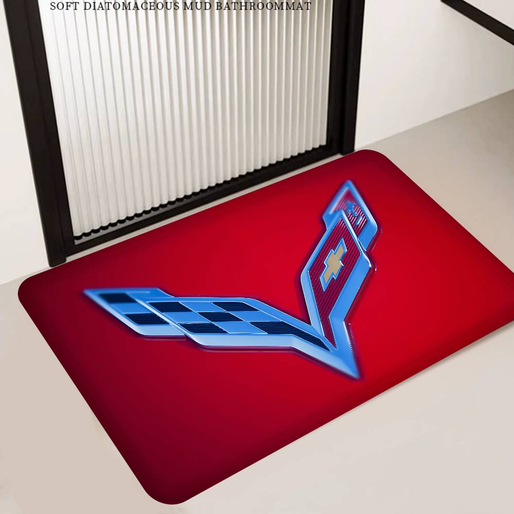 J-John Logo D-Deeres Floor Mat INS Style Soft Bedroom Floor House Laundry Room Mat Anti-skid Household Carpets