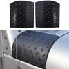 2x Hood Body Armor Side Cover Cowl Trim Decor for Jeep Wrangler 2007-17 JK Black
