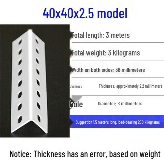 Adjustable Triangle Steel Bracket with Holes for Shelving and Storage