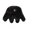 Unisex Oversized Brim Fisherman Hat Winter Warm Knit Cap With Octopus Embroidery Geometric Street Style