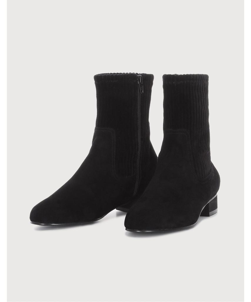 Olivialauren Suede Ribbed Ankle Boots_Vycys4Z9211