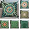 Bohemia Green Classic Pillow Case - Plush Fabric Soft, Double Sided Print, High Quality Cushion Cover for Home Sofa