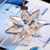 Transparent Crystal Snowflakes Car Pendant Decoration Ornaments Sun Catcher Snowflake Hanging Trim Accessories Christmas Gifts