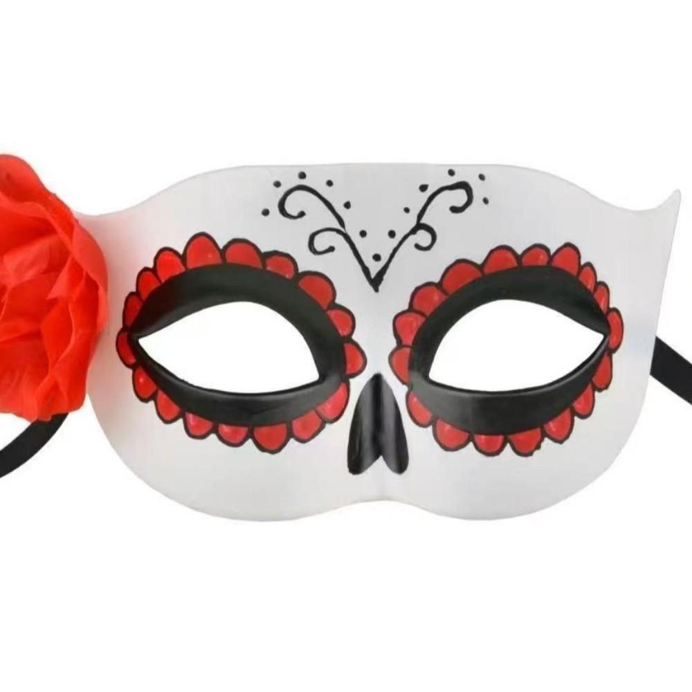 Plastic Halloween Masks Flower Venice Mask Simple Glitter Mask Prom Party Supplies