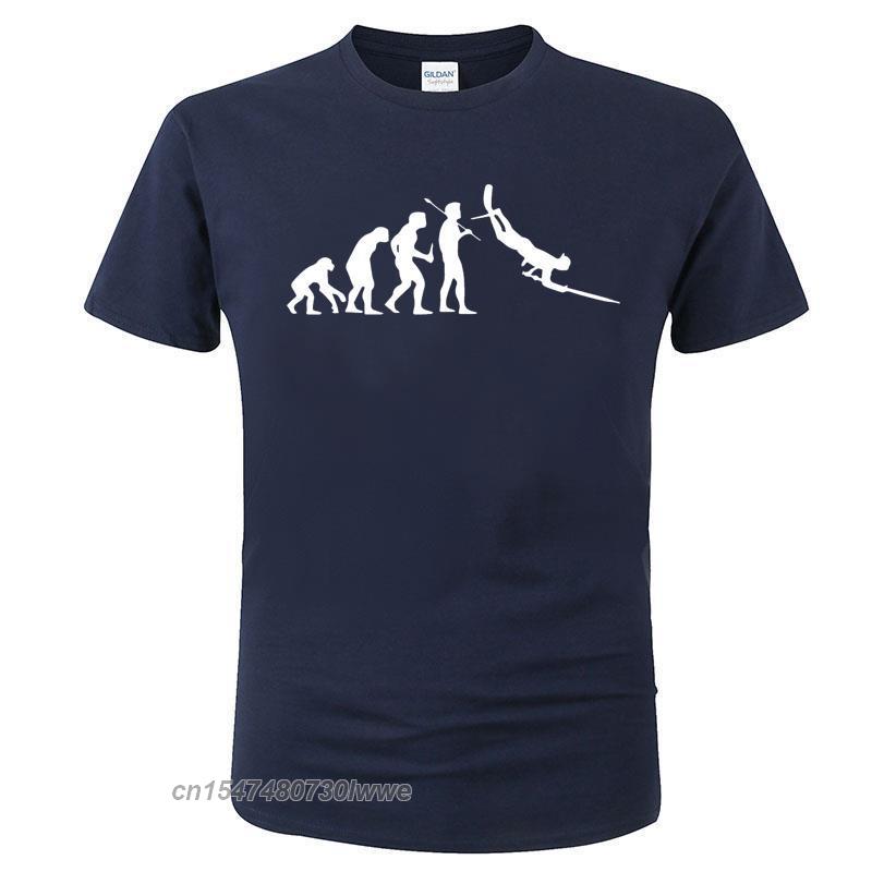Evolution Spearfishing Spear Fish Scuba Dive Diving Fishing Print T Shirt Cotton Crew Neck Unisex Clothing Tees