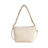 Monochromatic Pleated Women's Bags Simple Versatile Shoulder Bags PU Leather Women's Square Crossbody Bags with Shoulder Strap  New
