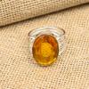 Citrine Gemstone 925 Sterling Silver Handmade Jewelry For Wedding Gift
