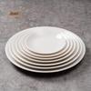White Melamine Round Buffet & Bone Dish Plate