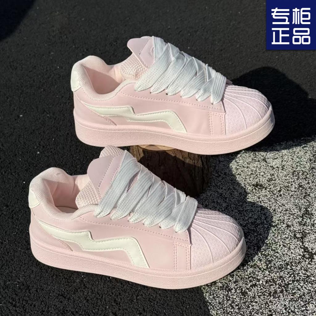 2025 весна новая оригинальная нишевая обувь с ракушечным носком, белые кроссовки, женские, универсальная повседневная обувь для скейтборда, модная трендовая обувь